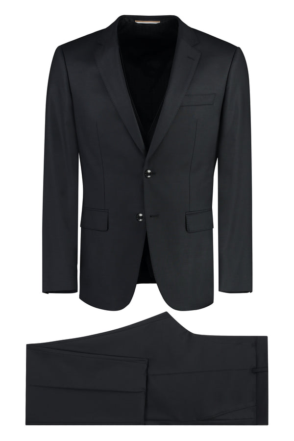Stretch wool Three-pieces suit-0